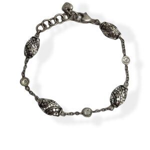 BRIGHTON silver plated bracelet‎ design lobster claw clasp